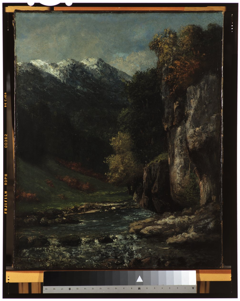Krajina, kolem 1874-77 od Gustave Courbet