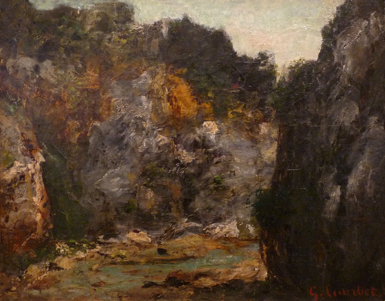 Průvod od Gustave Courbet
