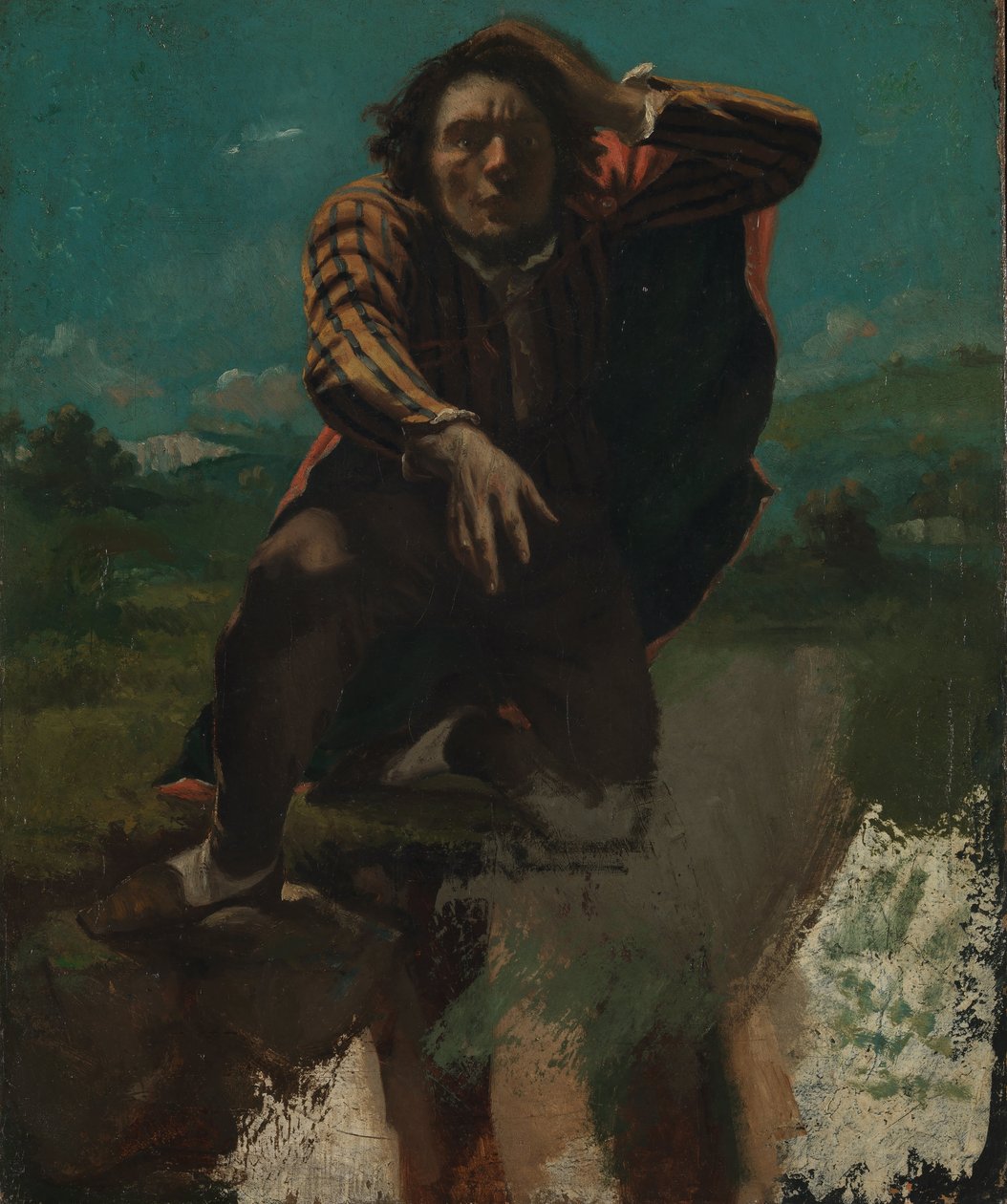 Na okraji útesu od Gustave Courbet
