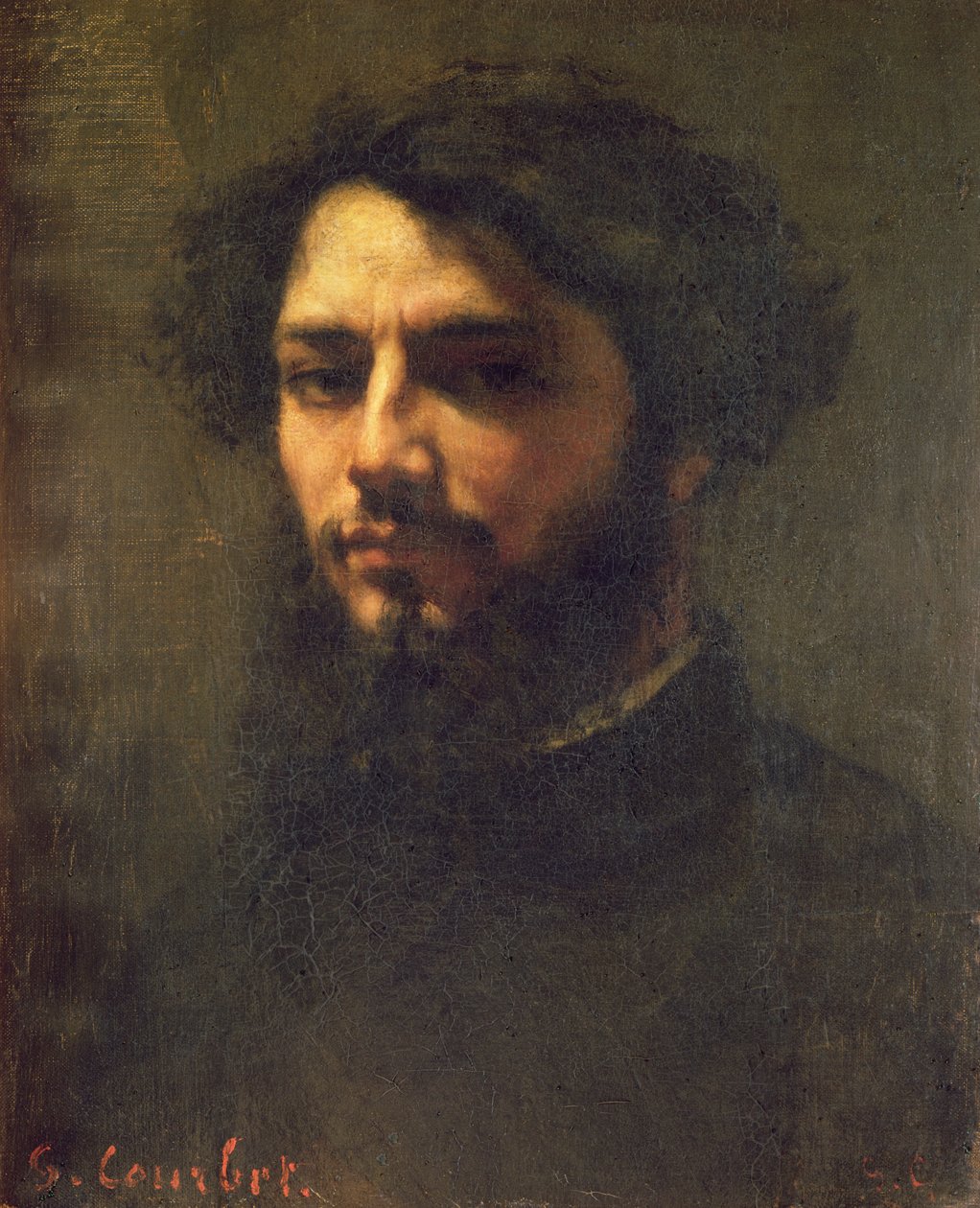 Autoportrét od Gustave Courbet