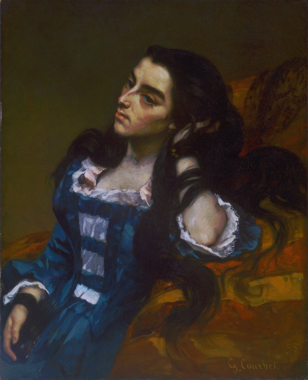 Španělská žena od Gustave Courbet