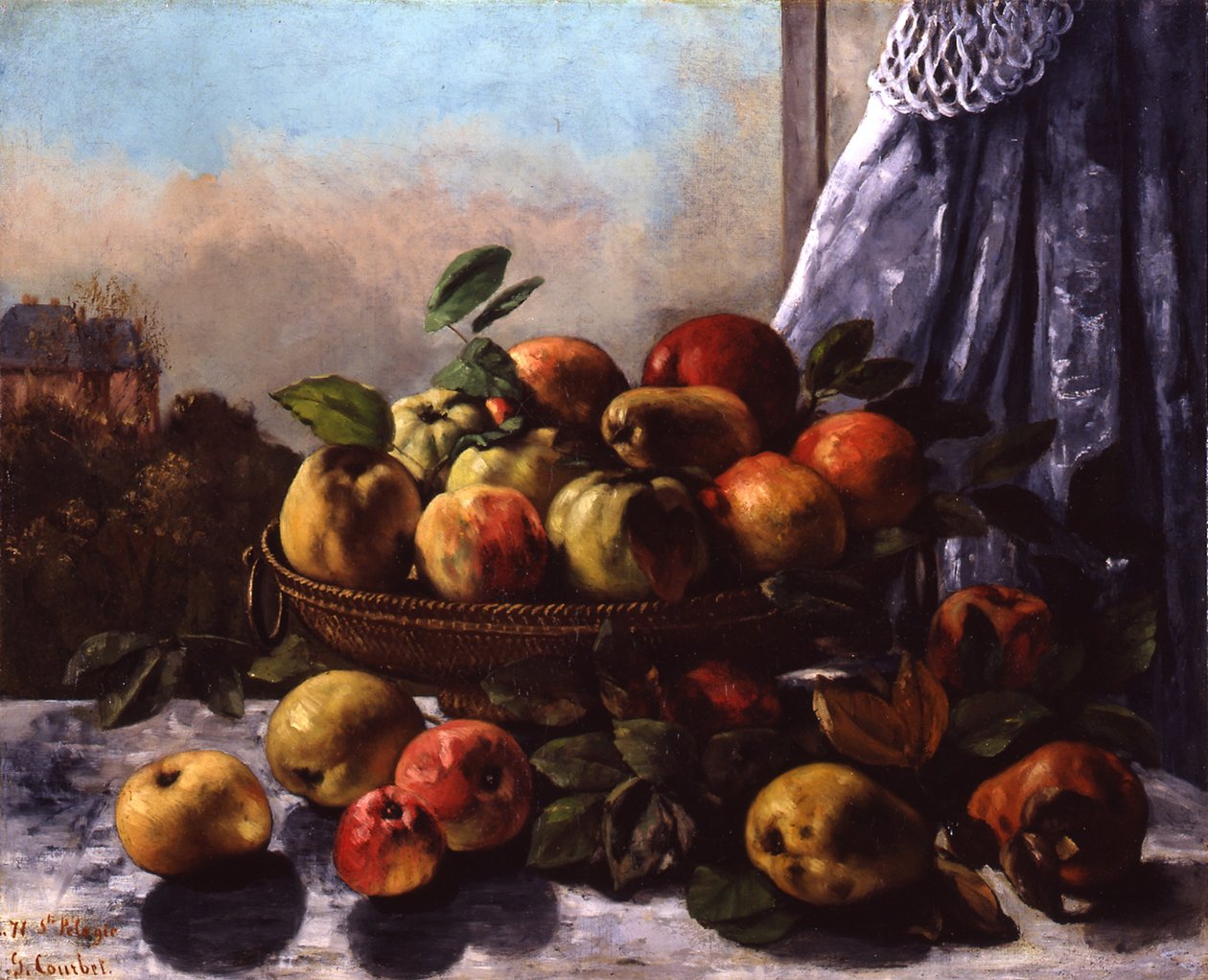 Zátiší: Ovoce, 1871 od Gustave Courbet