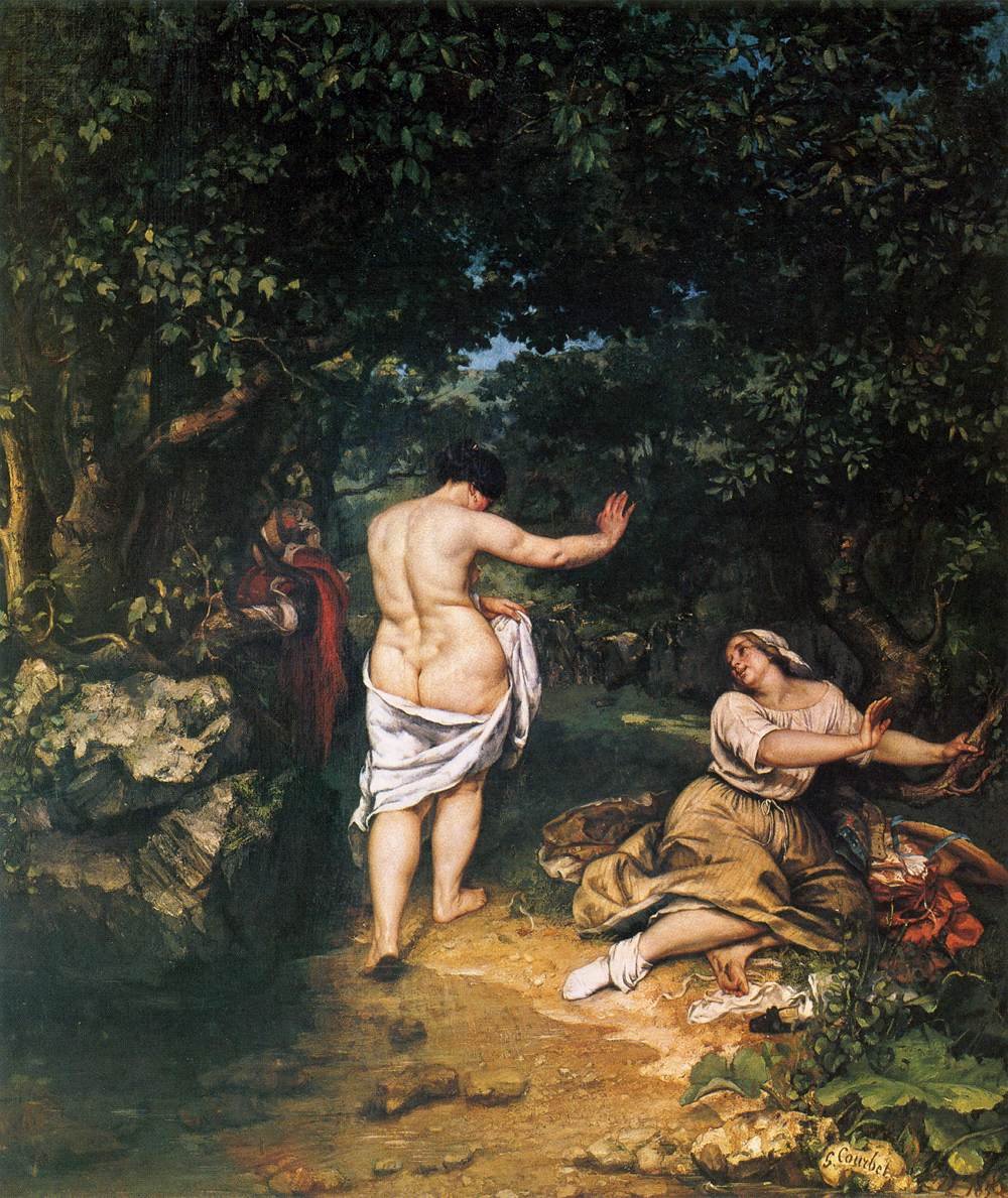 Koupající se od Gustave Courbet