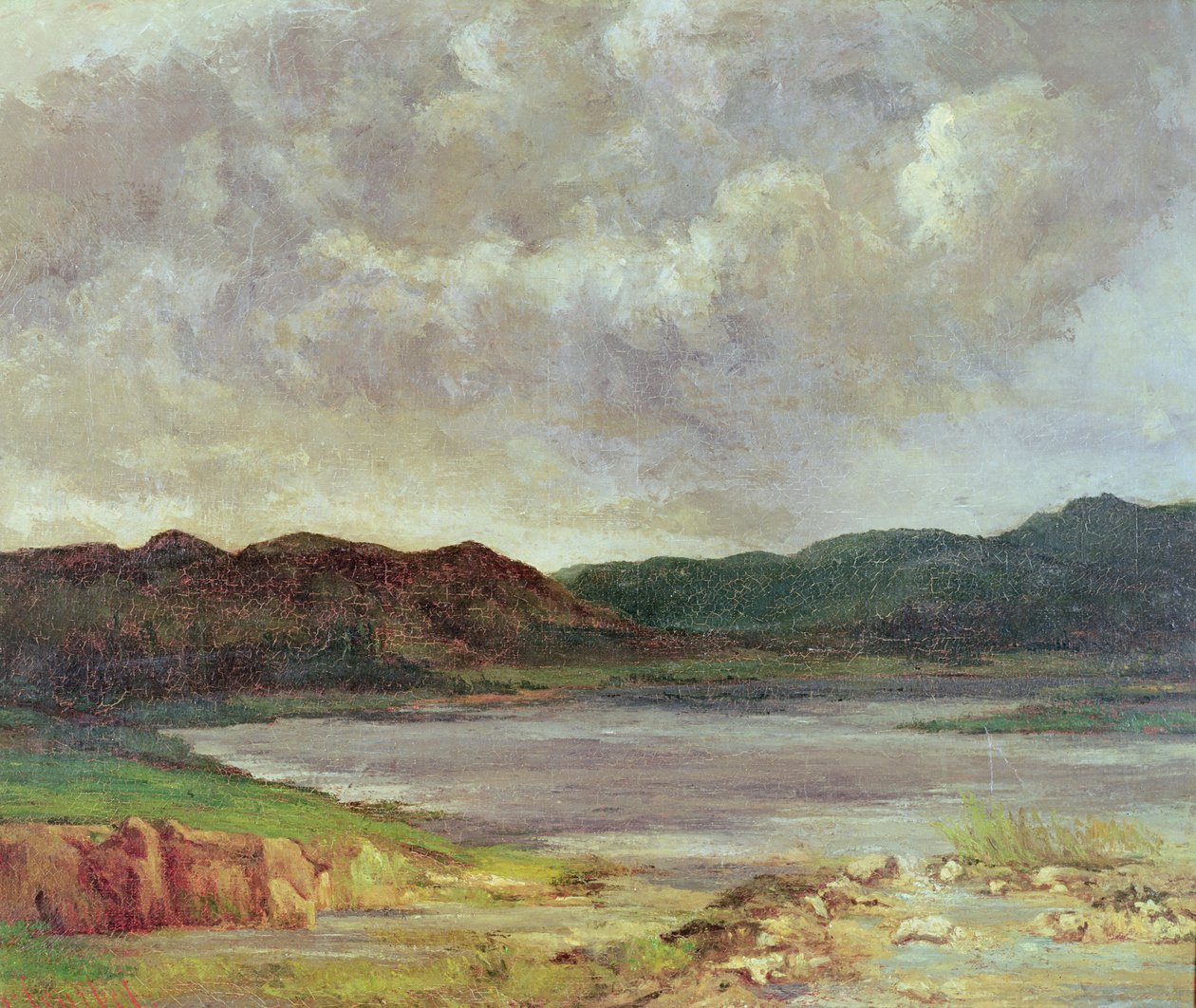 Černé jezero, 1872 od Gustave Courbet