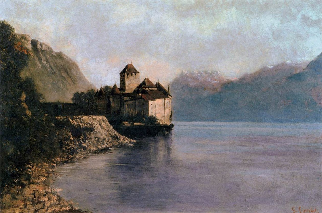 Château de Chillon od Gustave Courbet