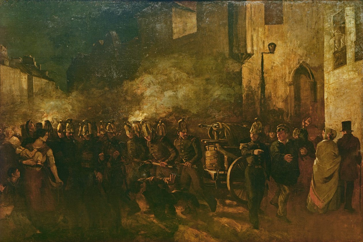 Oheň od Gustave Courbet