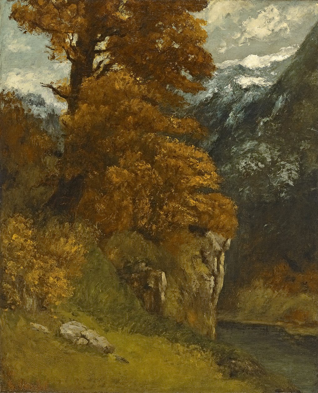 Rokle v Ornans, 1866 od Gustave Courbet