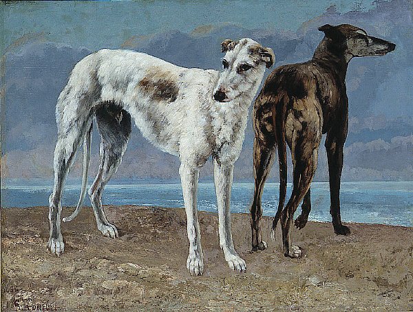 Chrti hraběte de Choiseul od Gustave Courbet