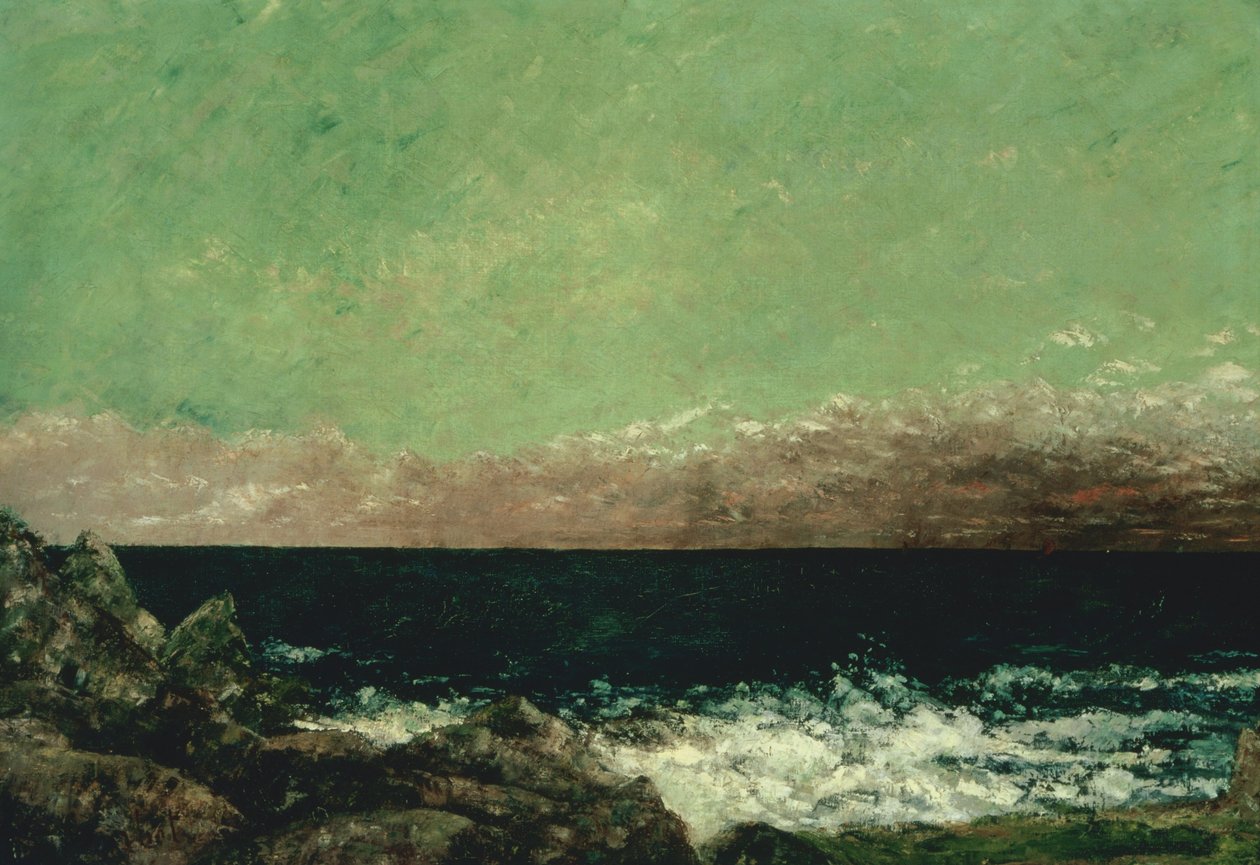 Středozemní od Gustave Courbet