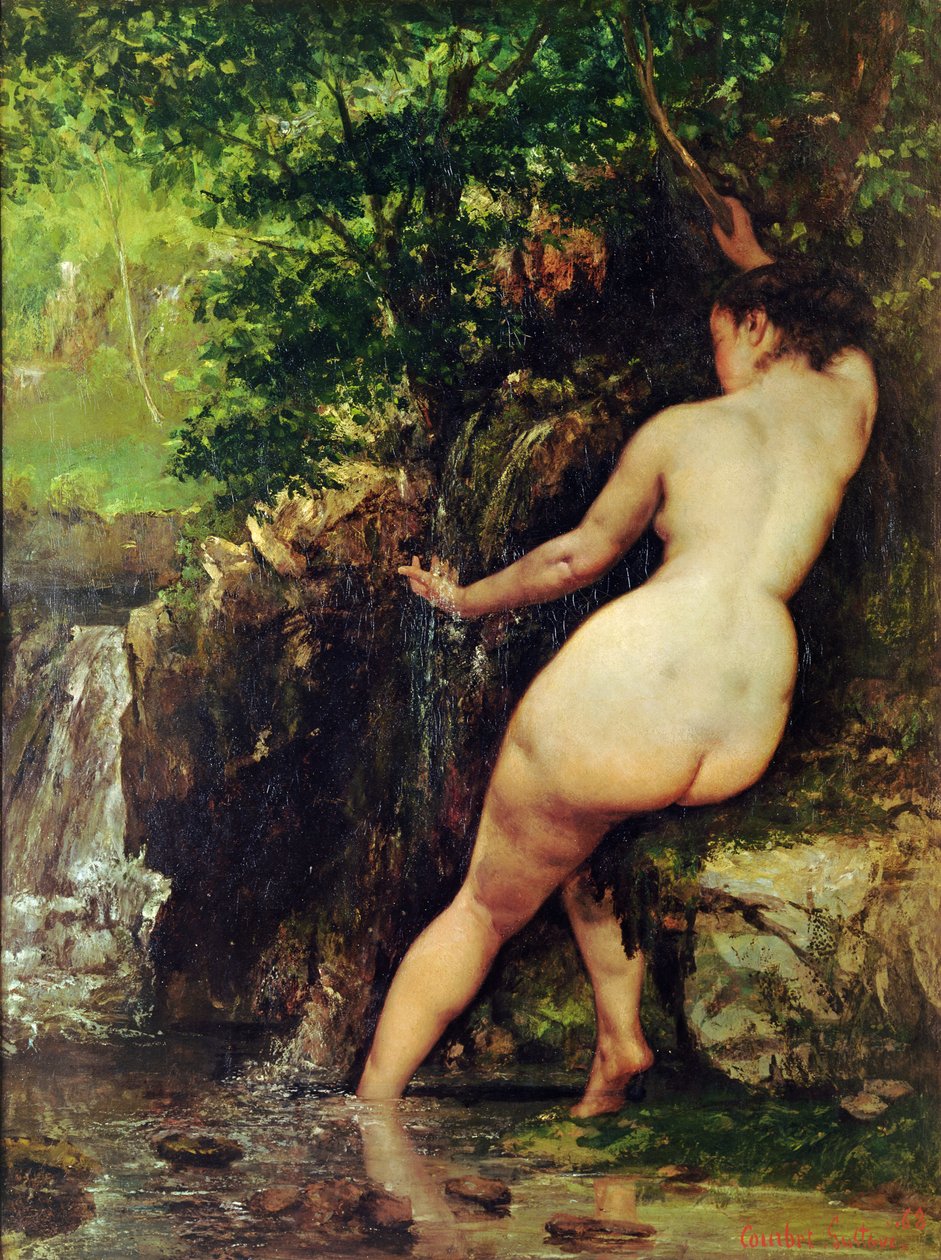 The Source or Bather at the Source, 1868 od Gustave Courbet