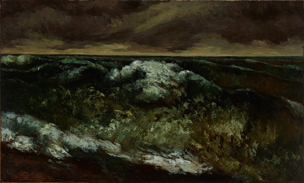 Vlna od Gustave Courbet