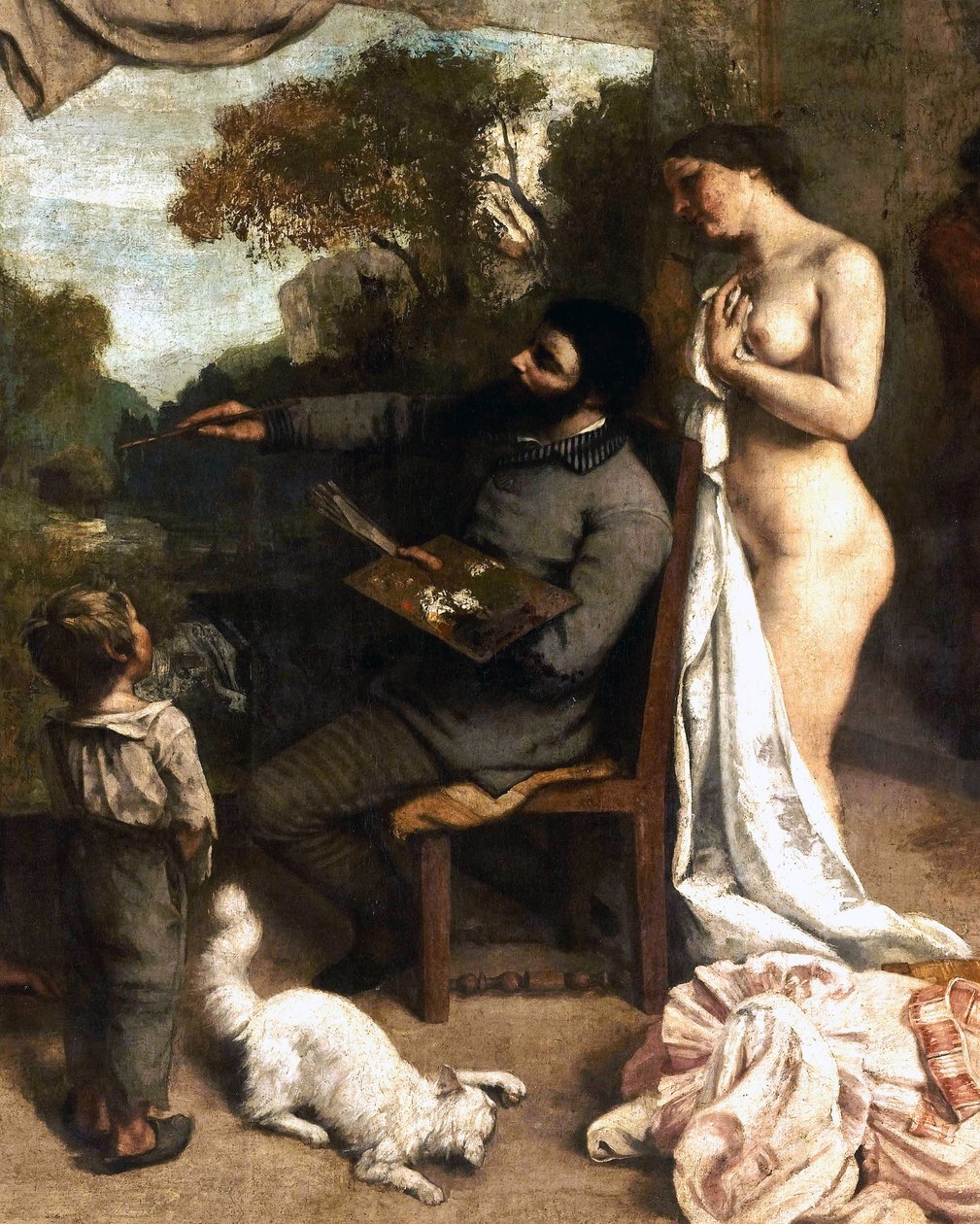 Malířův ateliér od Gustave Courbet