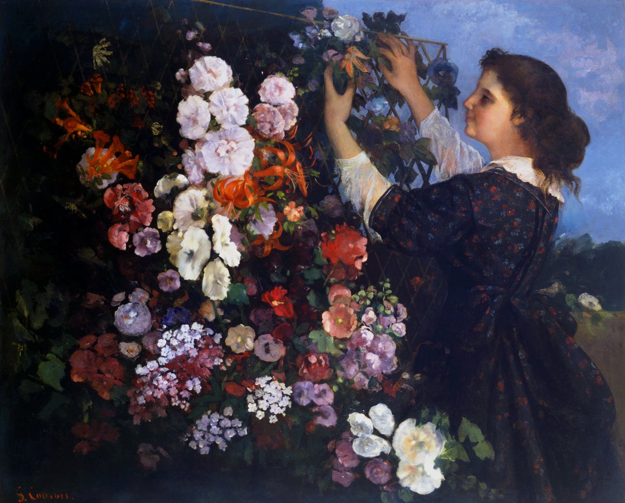 Trellis od Gustave Courbet