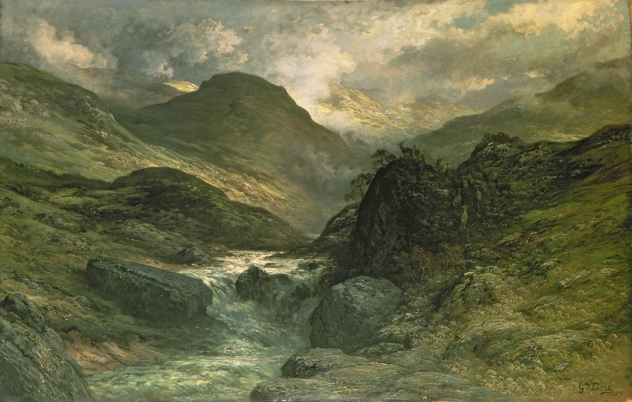 Kaňon, 1878 od Gustave Dore