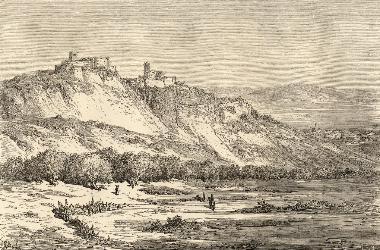 Arcos de la Frontera, Cádiz, ilustrace ze 