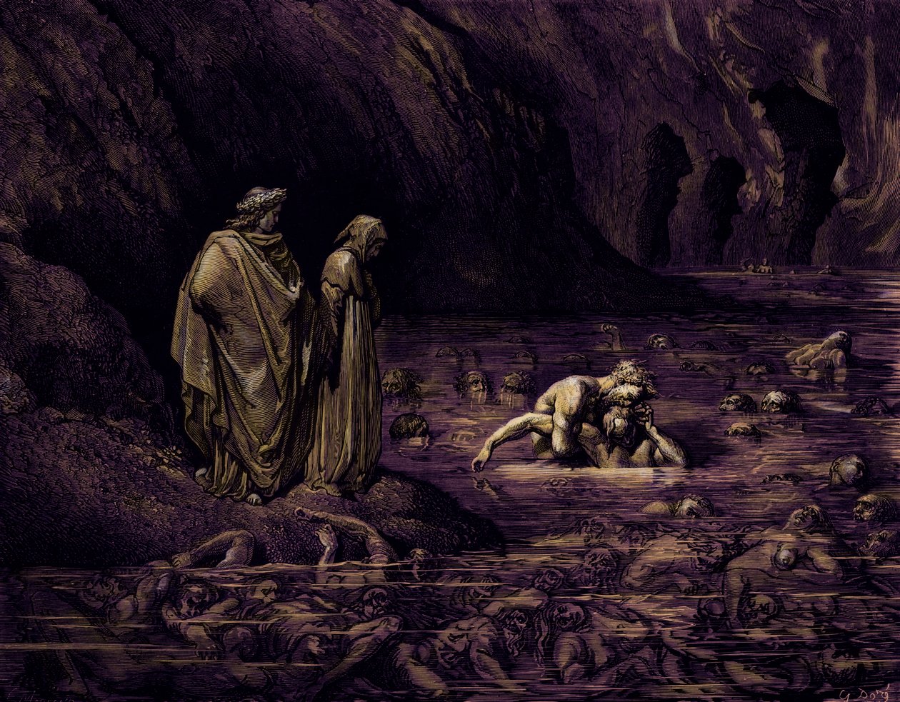 Dante Alighieri Božský od Gustave Dore
