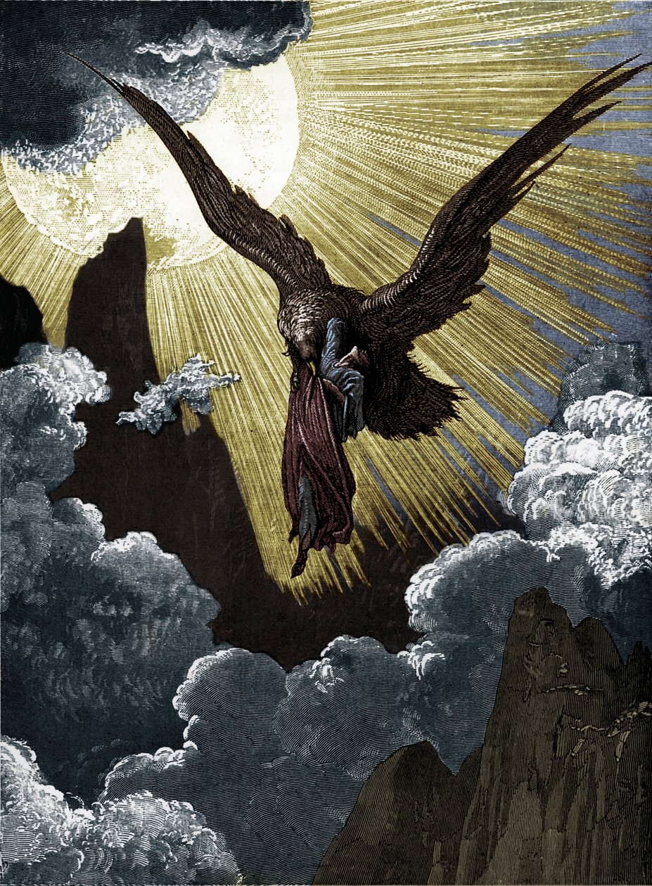 Dantův očistec od Gustave Dore