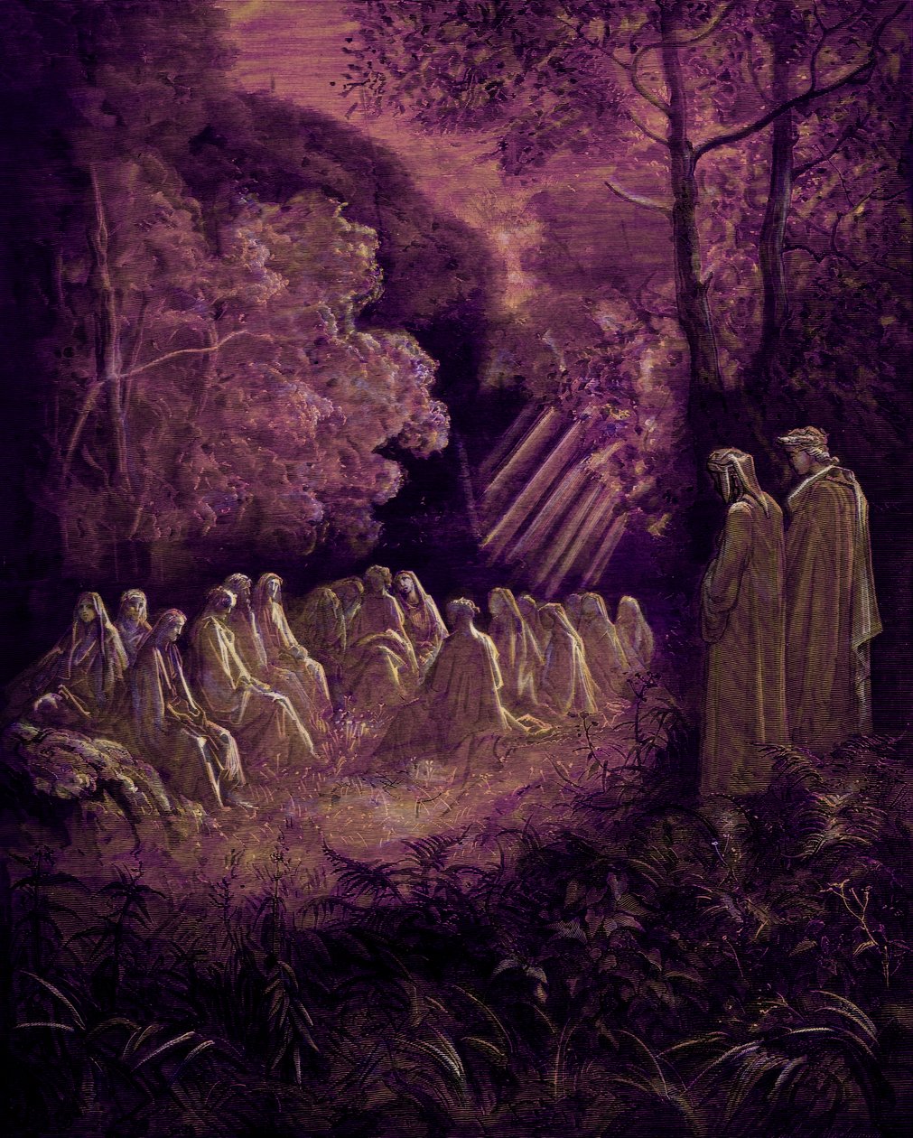 Danteho očistec od Gustave Dore
