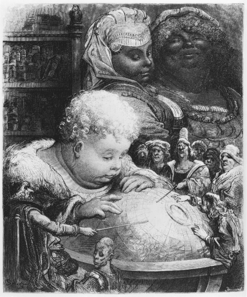 Vzdělání Gargantua, ilustrace z 