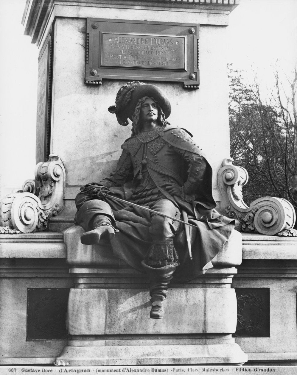 Památník Alexandre Dumas Pere, d
