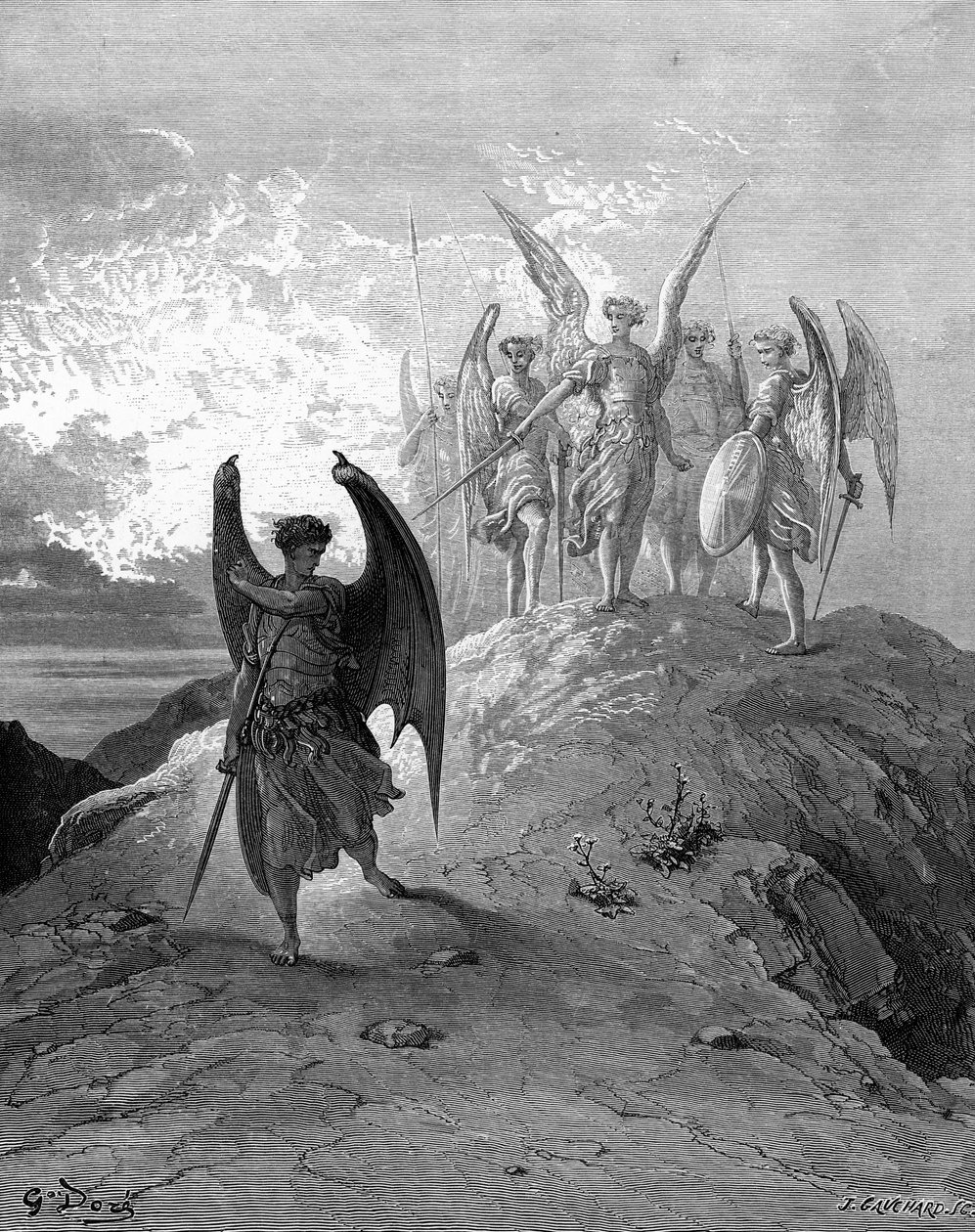 Ztracený ráj: Doré dobyl Satana od Gustave Dore