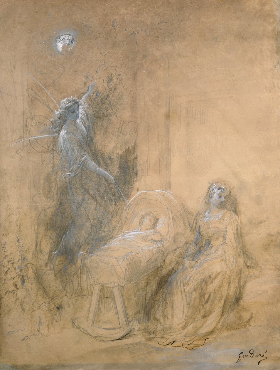 Královna Mab od Gustave Dore