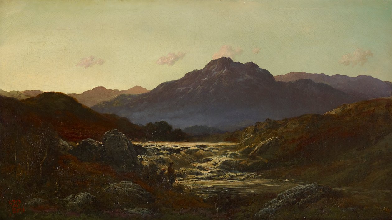 Torrent na Vysočině od Gustave Dore