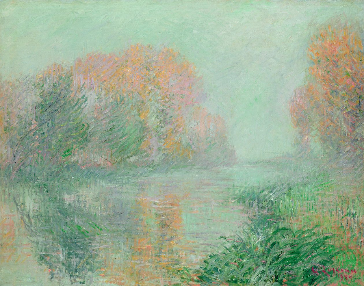 The Banks of the Eure, 1920 od Gustave Loiseau