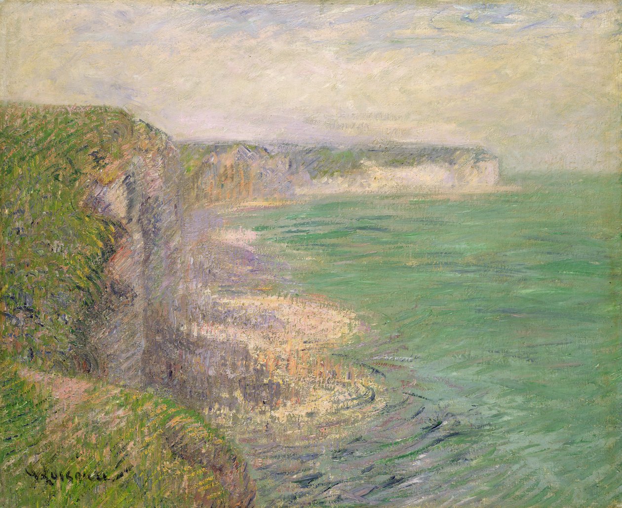 The Cliffs at Fecamp, kolem roku 1920 od Gustave Loiseau