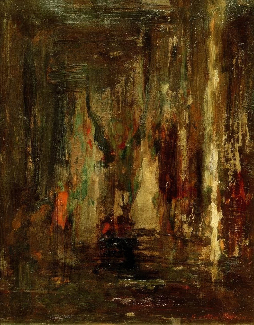 Náčrt pro cestujícího Oidipa od Gustave Moreau