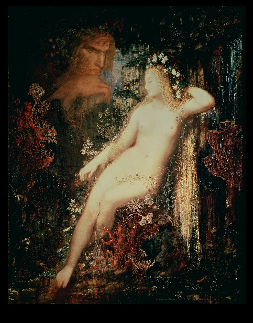 Galatea, 1880-81 od Gustave Moreau