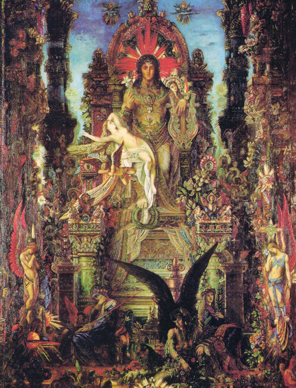 Jupiter a Semele od Gustave Moreau