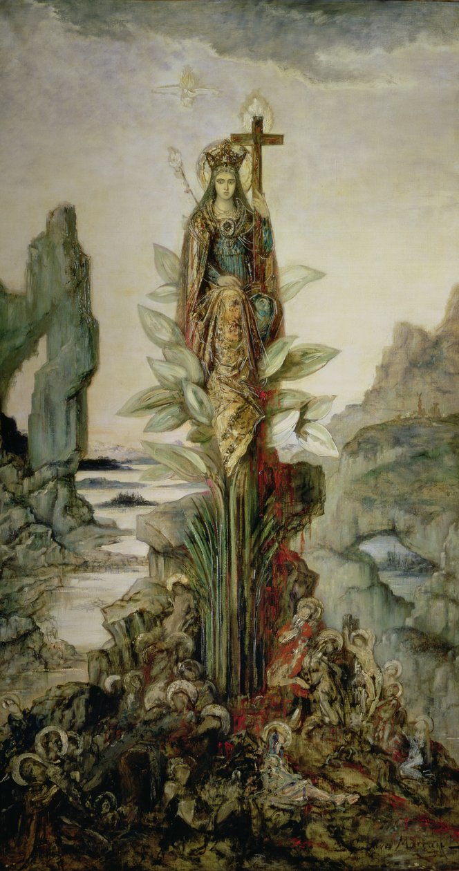 Mystická květina od Gustave Moreau