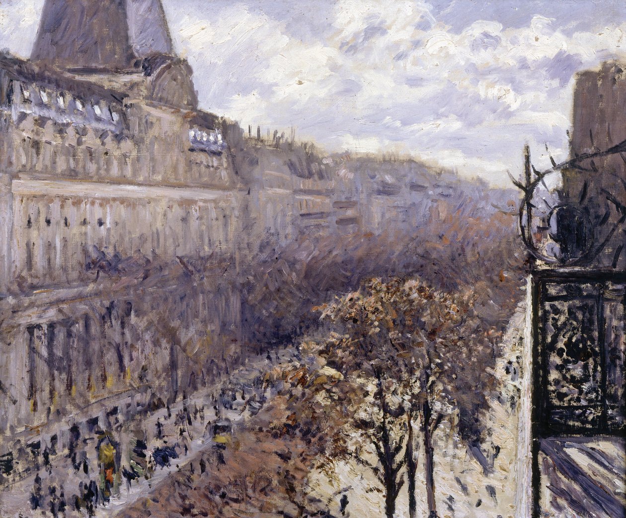 Bulvár Italů, 1880. od Gustave Caillebotte