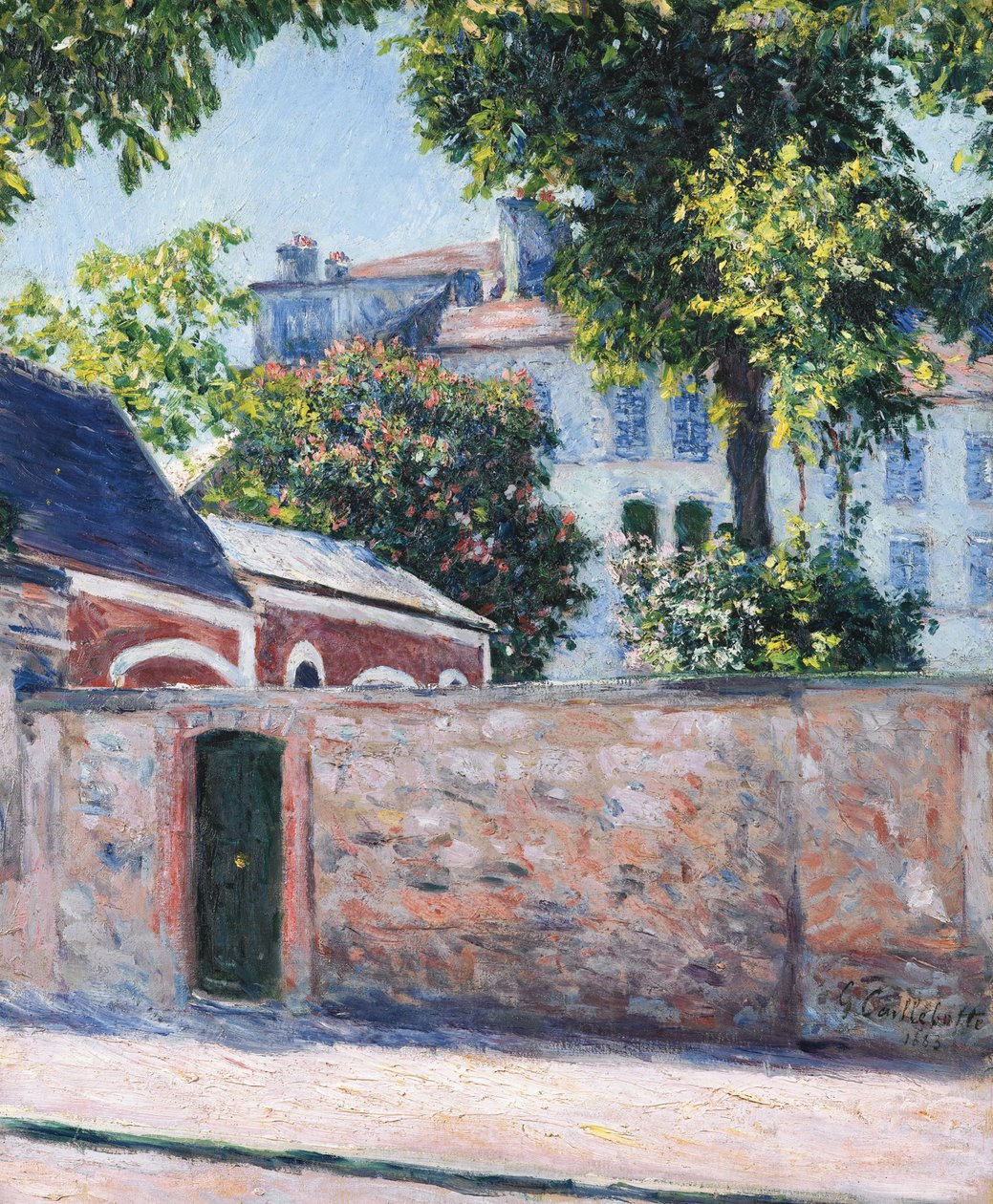 Domy v Argenteuil, 1883 od Gustave Caillebotte