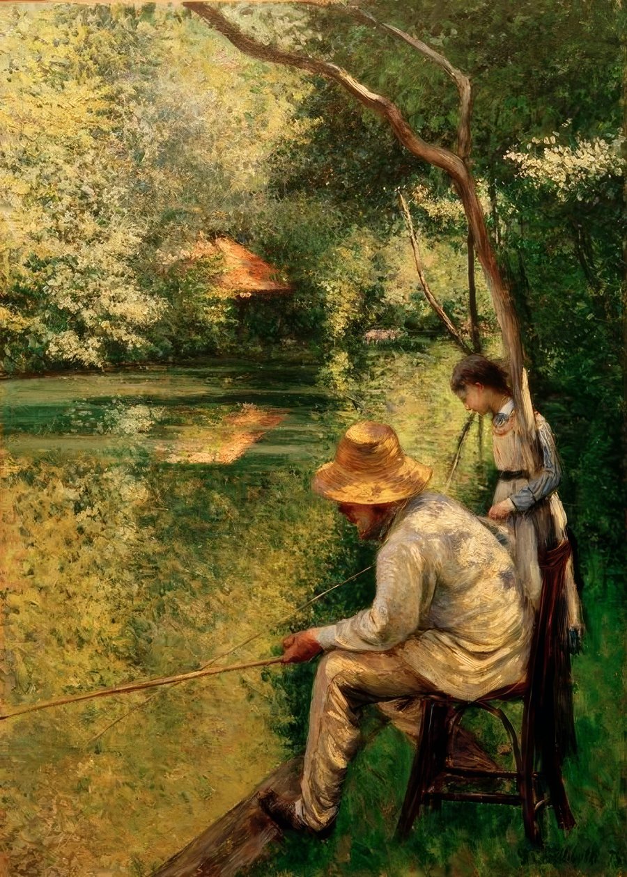 Rybaření od Gustave Caillebotte