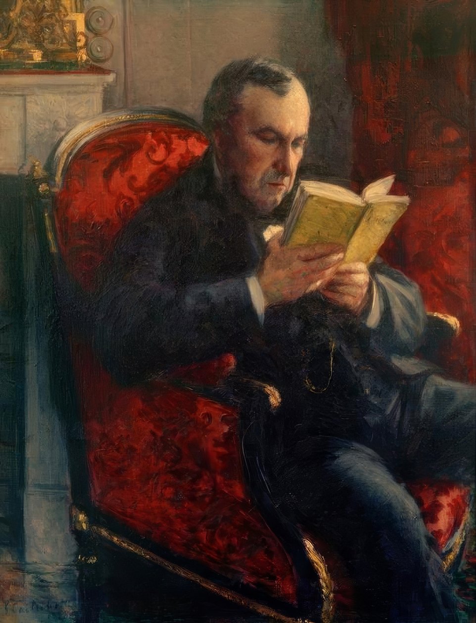 Portrét Eugène Daufresne od Gustave Caillebotte