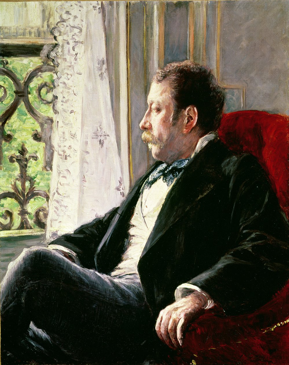 Portrét muže od Gustave Caillebotte