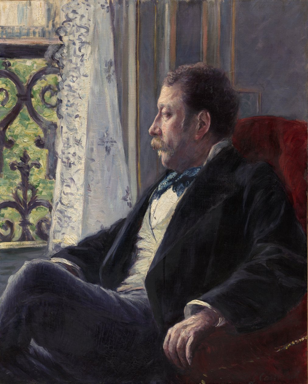 Portrét muže, 1880. od Gustave Caillebotte