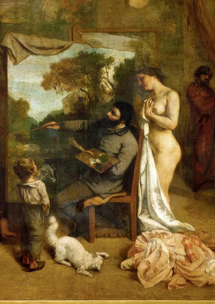 Studio od Gustave Courbet