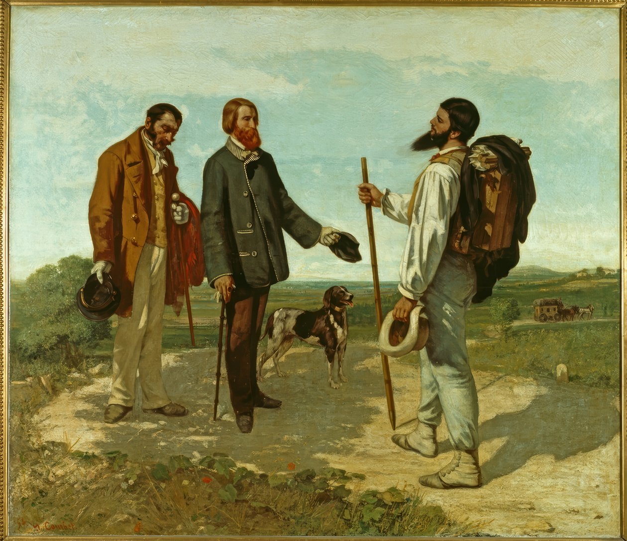 Setkání od Gustave Courbet