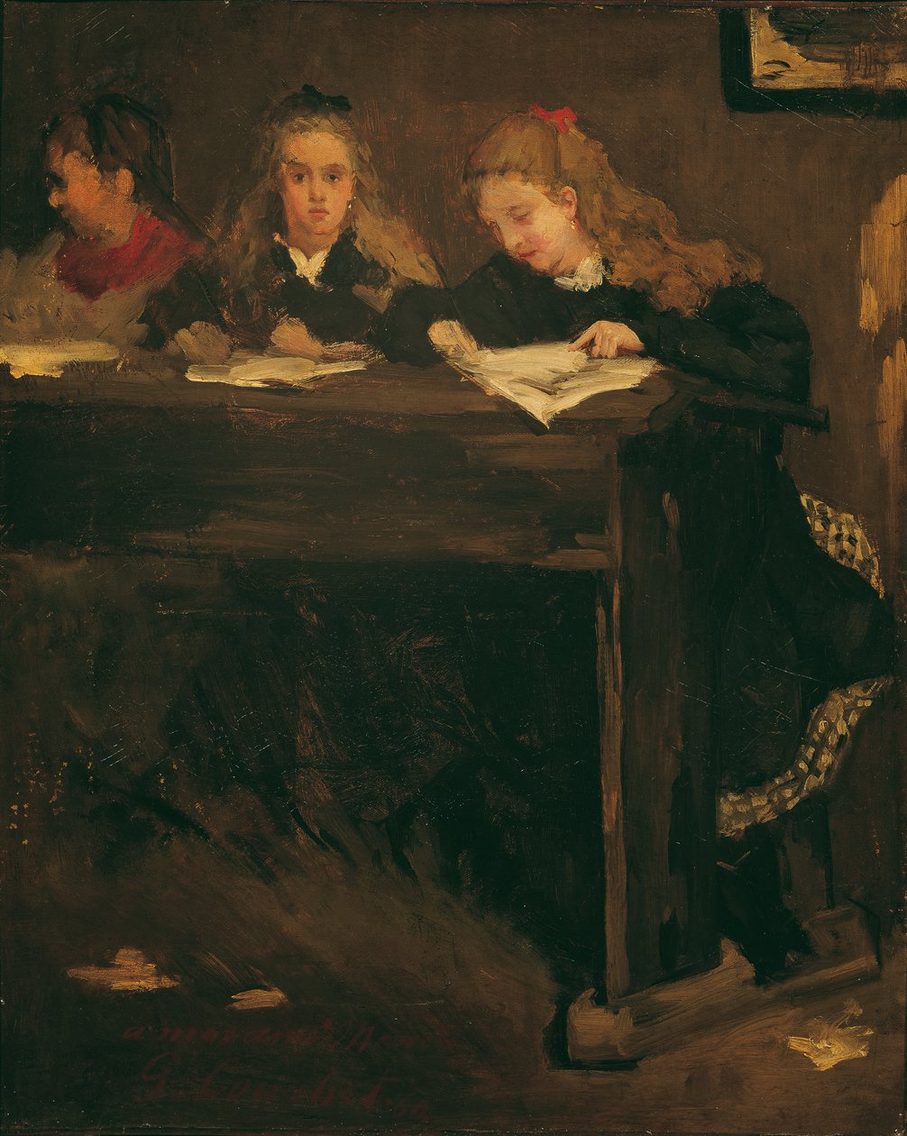 Tři školačky od Gustave Courbet