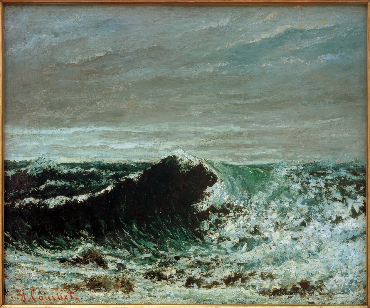 Vlna od Gustave Courbet