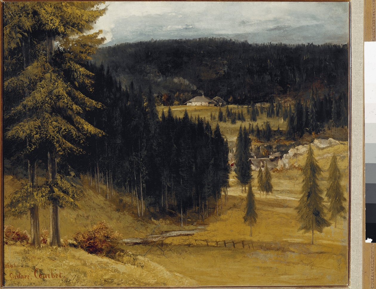 Farma Pusets od Gustave Courbet
