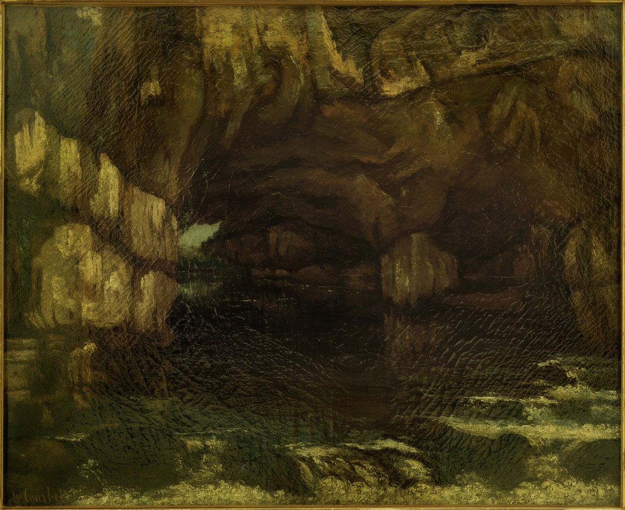 Zdroj Loue od Gustave Courbet