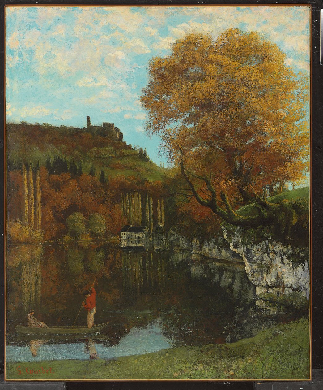 Zrcadlo Scey-en-Varais, 1864-68 od Gustave Courbet