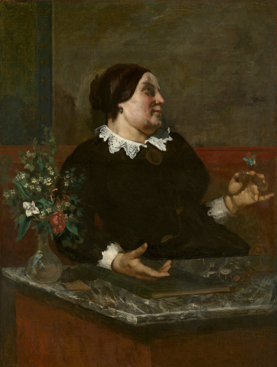 Matka Grégoire, 1855 a 185759. od Gustave Courbet