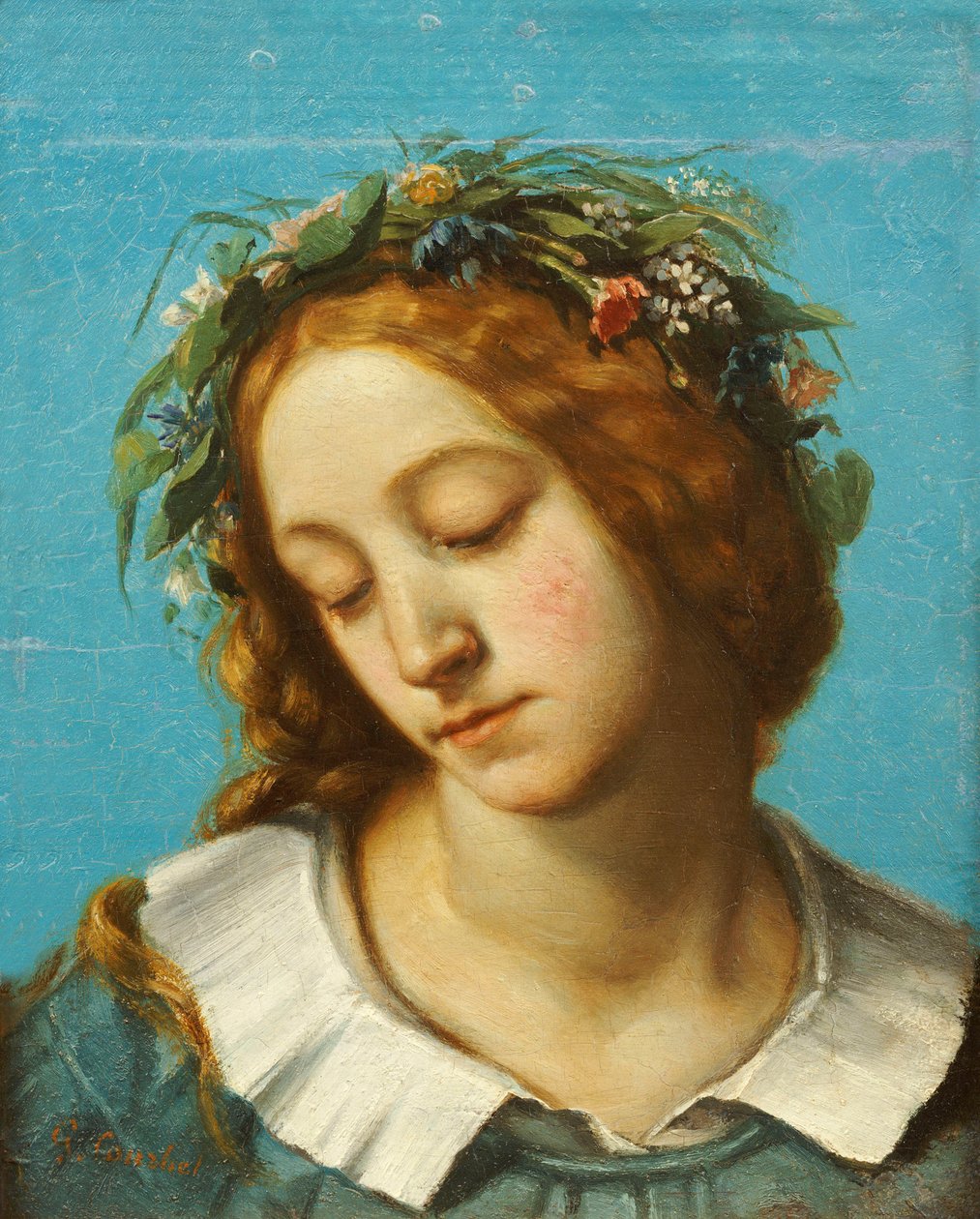 Ofélie, 1842 od Gustave Courbet