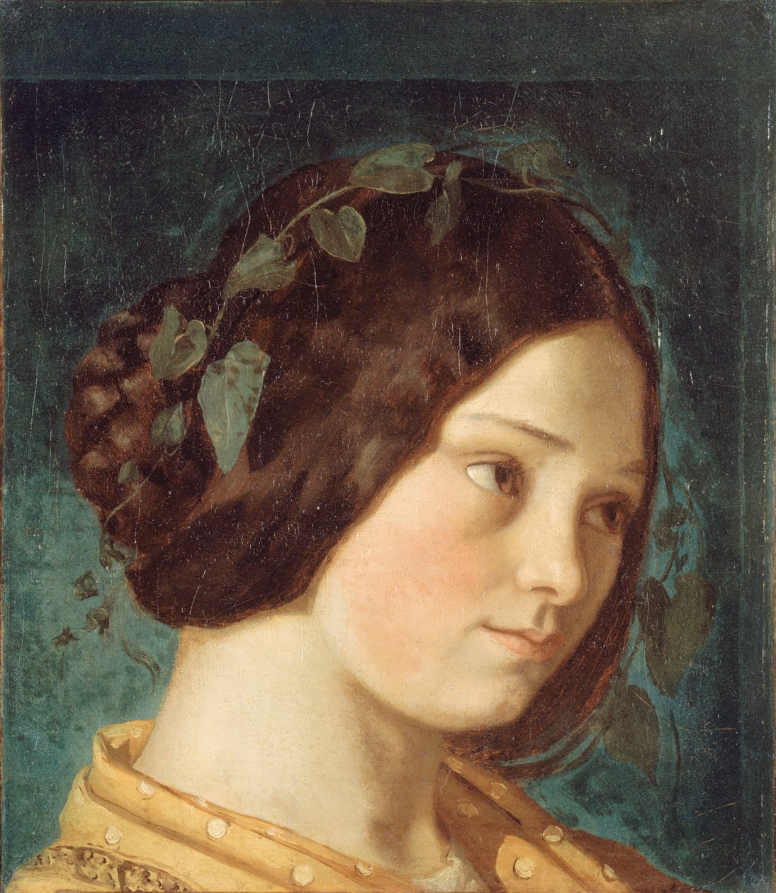Portrét Zelie Courbet, cca 1842. od Gustave Courbet
