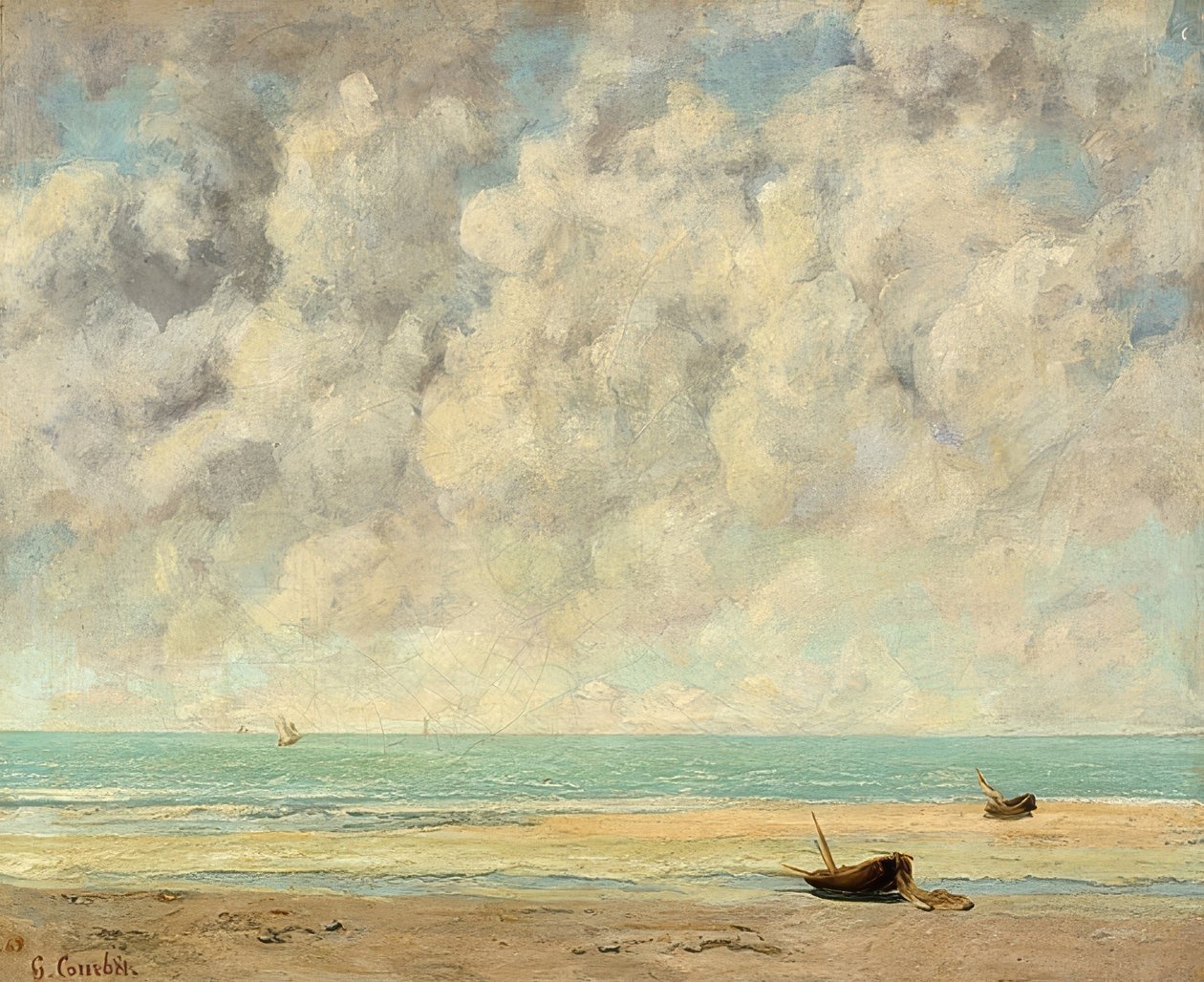 Klidné moře. 1869 od Gustave Courbet